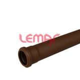 Rura pcv  40 x 1,8mm x 2 m BRĄZ uszczelką